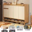 【億家達旗艦店】南洋楹木 140*32*100cm(鞋櫃 鞋架 實木鞋櫃 儲物櫃 置物架 收納櫃 玄關櫃 預購12天)