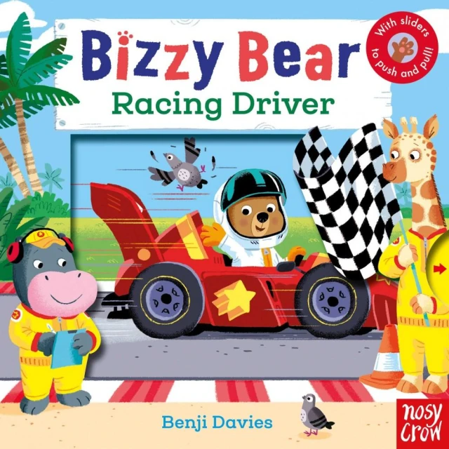 Bizzy Bear: Racing Driver （硬頁書）（英國版）*附音檔QRCode*
