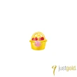 【Just Gold 鎮金店】酷洛米 Kuromi 復古野餐趣-水果籃 黃金耳環(單耳)