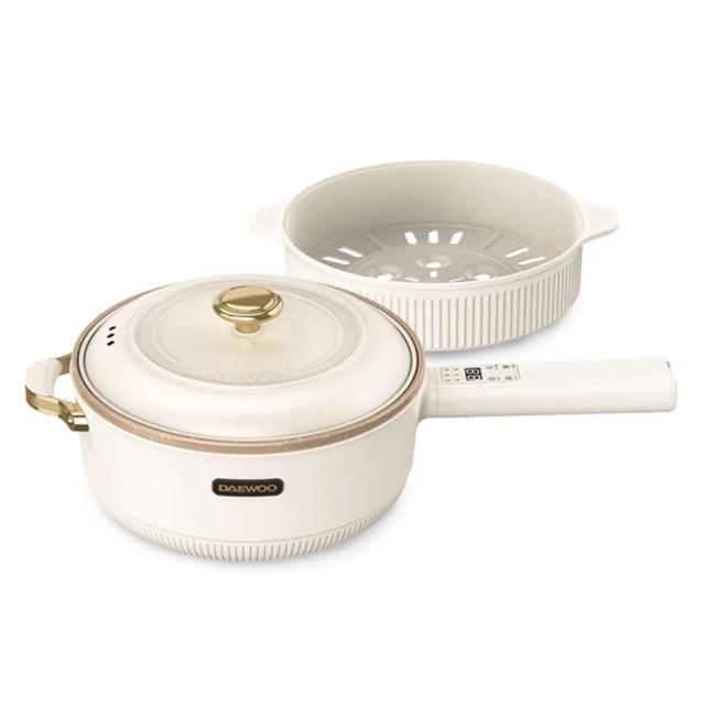 DAEWOO 大宇 DW-EC001 電熱水壺，容量達2公升以上，適閤家庭或辦公室使用。採用1000W以上高功率設計，快速沸騰水溫，電壓110V、頻率60Hz，尺寸52.7 x 28.8 x 24.8 cm，重量僅2kg，輕巧方便。材質為耐熱塑膠PP，產地中國，透過BSMI許可字號R3F509，提供1年保固。安全防乾燒功能，完美煮水神器，提升您的生活便利！