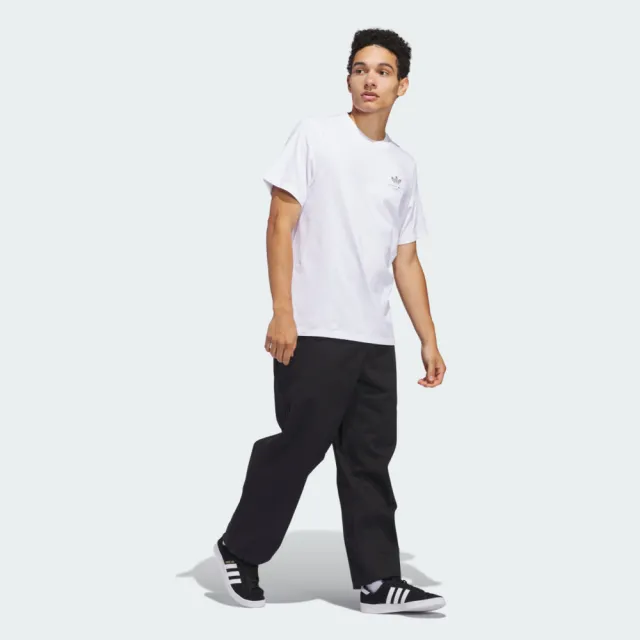 【adidas 愛迪達】Hj Trash Tee 男女 T恤 運動上衣 休閒短袖 白 亞版(JD2714)