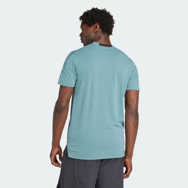【adidas 愛迪達】D4t Tee 男 T恤 運動上衣 休閒短袖 吸濕排汗 藍 亞版(JX3285)