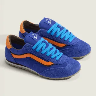 【VANS】官方旗艦 Super Lowpro 寶藍色/橘色滑板鞋