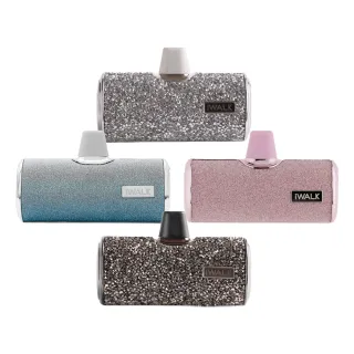 【iWALK】星鑽直插式行動電源 有Wh標示 出國使用(lightning蘋果專用頭/附收納袋)