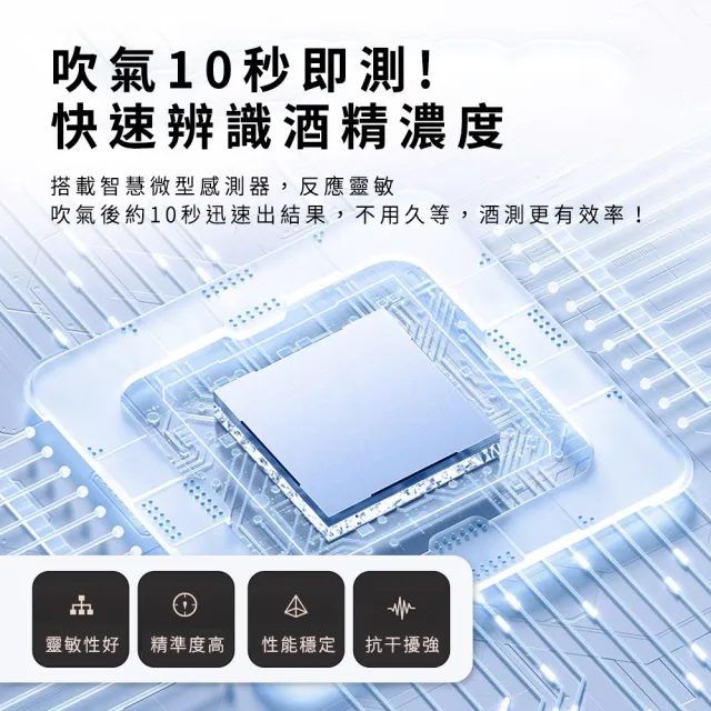 【智殿】液晶顯示酒精測試儀 酒精測試儀 吹氣式酒測器 數位型呼氣式(酒精濃度測試 酒測器 165-ATS+2)