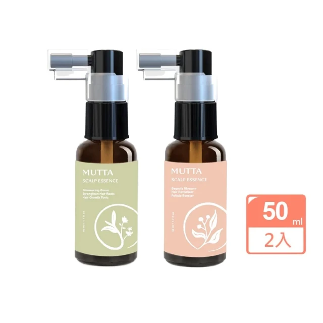 【MUTTA 沐塔】逆齡頭皮養髮液50mlx2入組(逆齡/奇蹟)