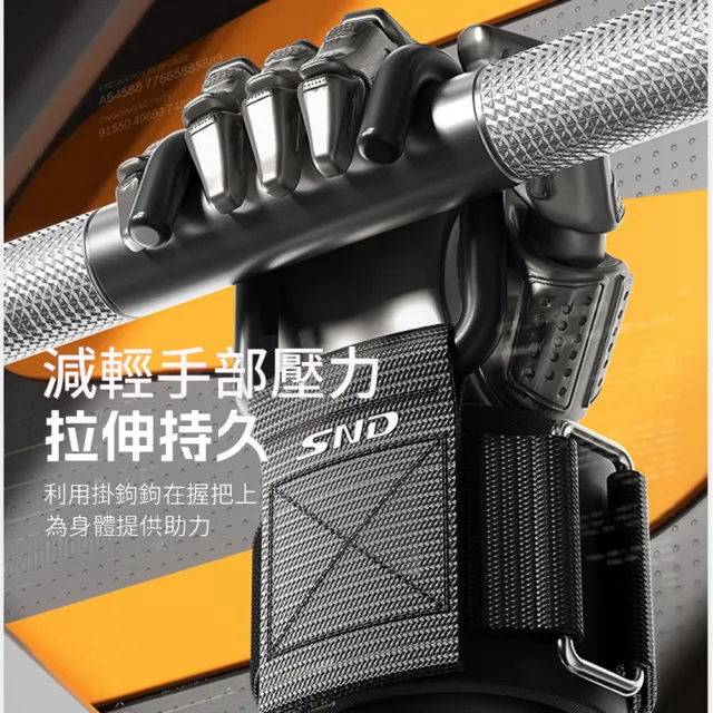 【ANTIAN】1對入 引體向上輔助鉤 健身助力鉤 防脫手吊單槓助力鉤 單槓護腕勾 硬舉輔助器