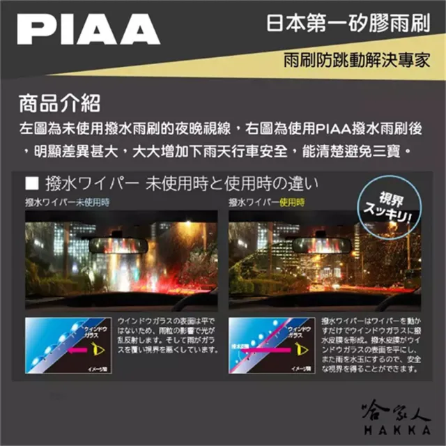 【PIAA】INFINITI Q30 Q30S 日本矽膠撥水雨刷(24+19 贈油膜去除劑 防跳動 16~年 哈家人)