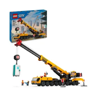 【LEGO 樂高】城市系列 60409 移動式工程起重機(momo線上獨家 STEM玩具)