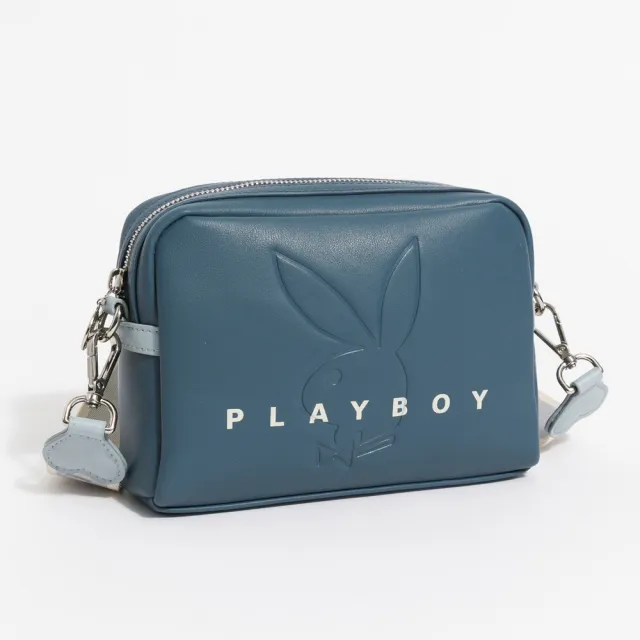 【PLAYBOY】斜背包  Limelight系列(藍色)