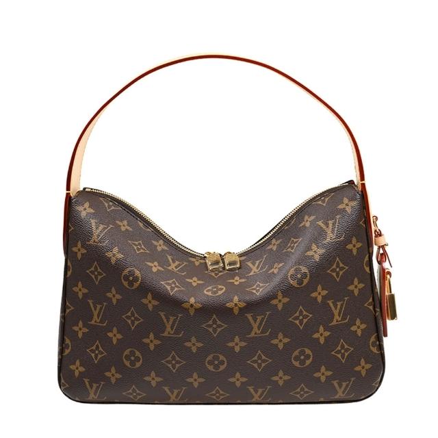 【Louis Vuitton 路易威登】Slouchy PM 掛鎖行李吊牌肩背包(M11952)