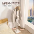 【慢慢家居】專人組裝-升級伸縮款-3in1鐵製多功能兩用折疊曬衣架(吊衣架/掛衣架/室內衣架/摺疊晾衣架)