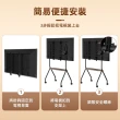 【慢慢家居】專人組裝-32-75吋通用款-高耐重高度可調移動電視架(落地電視支架 看板架 移動式電視直立)