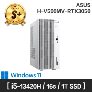 【ASUS 華碩】S+ 級福利品 i5-13420 文書主機(H-V500MV/16G/1T SSD/RTX 3050)