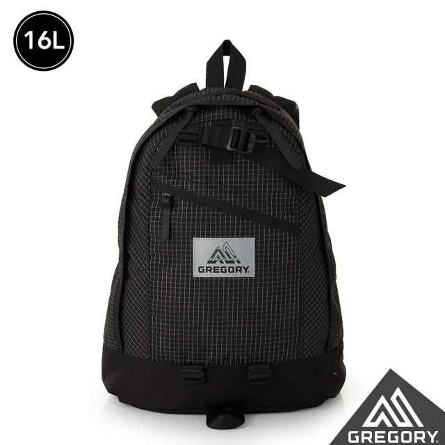 【Gregory】16L FINE DAY V2 日系 後背包 筆電包 夜光黑(筆電夾層 抗撕裂 多收納空間)