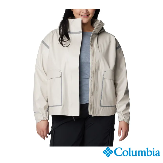 【Columbia 哥倫比亞】女款-OD防水外套OutDry Extreme™-卡其(UWR73970KI/IS)