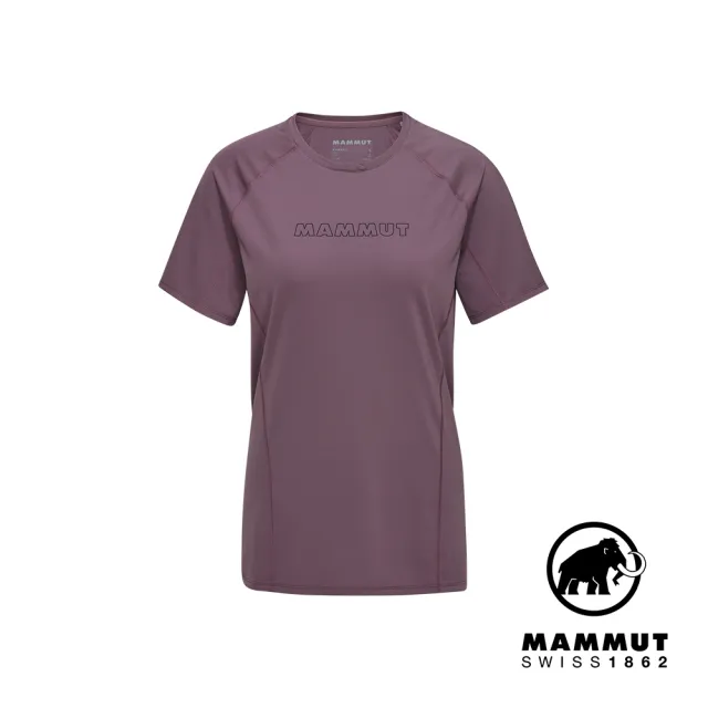 【Mammut 長毛象】Selun FL Logo T-Shirt W 機能LOGO短袖T恤 波動紫 女款 #1017-05060