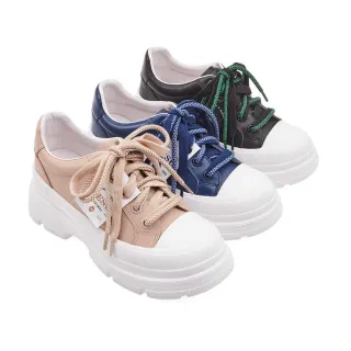 【A.S.O 阿瘦集團】BESO LITE WALK系列-行動潮流牛皮雙鞋帶休閒厚底鞋(女鞋_3色任選)