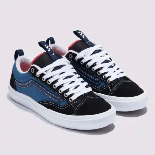 【VANS 官方旗艦】Skate Old Skool 36+ 藍色/黑色專業滑板鞋