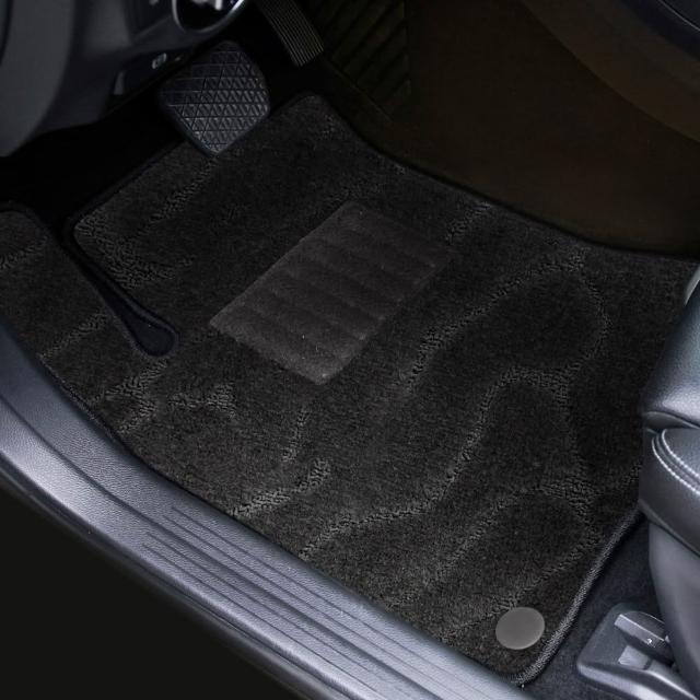 【CARBUFF】雪絨汽車腳踏墊  BMW X1 F48 適用/黑色(2015/10-2022)