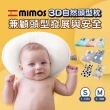 【MIMOS】3D自然頭型嬰兒枕-彩色單枕套組 S號/Ｍ號(西班牙第一/透氣枕/嬰幼兒枕頭/防蟎枕頭/新生兒/彌月禮)