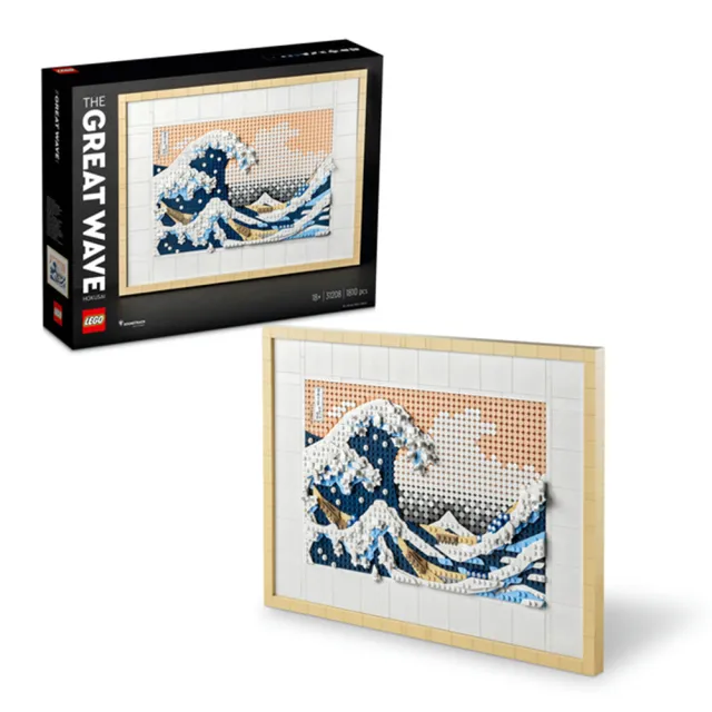LEGO 樂高】Art 31208 葛飾北齋－神奈川沖浪裏(浮世繪日本富士山