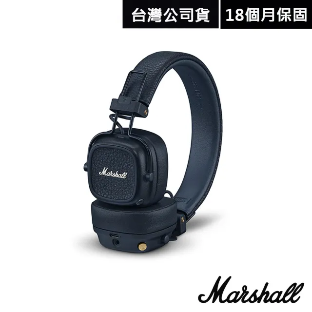 【Marshall】Major V 藍芽耳罩式耳機 第五代(夜幕藍)