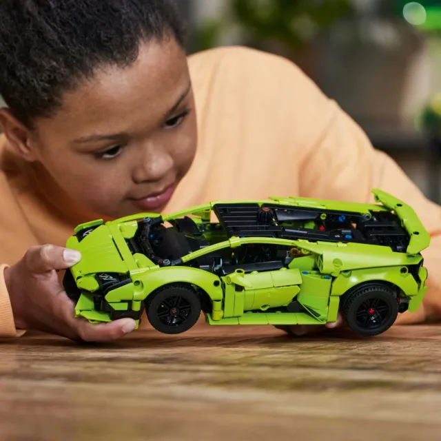 LEGO 樂高】科技系列42161 Lamborghini Huracan Tecnica(藍寶堅尼跑車