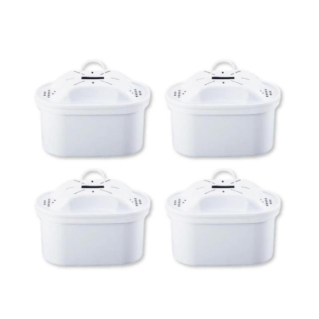 【ALYA 歐漾】濾水壺PI-02/PI-06 專用濾芯四入組 PI-3SC(通規濾水壺濾芯)