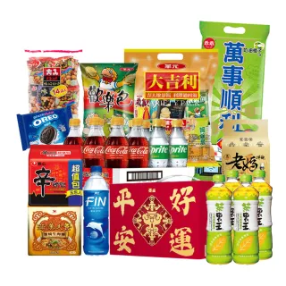 【中元普渡拜拜箱】經典熱銷財運旺來12件組(滿漢大餐/華元/農心/可口可樂/天六/乖乖/茶裏王/泰山/黑松/OREO