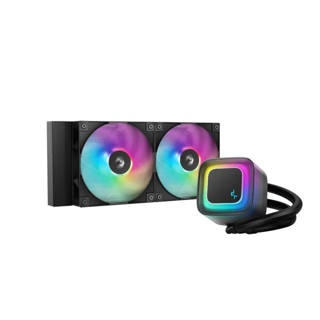 【DeepCool】九州風神 LE240 V2 一體式240水冷散熱器(黑色)