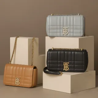 【BURBERRY 巴寶莉】新款Lola 絎縫翻蓋肩背/斜背包(多色可選)