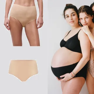 【Chantelle 仙黛爾】Soft Stretch.涼感透氣高腰無痕女內褲 黑膚色任選.26470_0WU(超強彈力包覆)