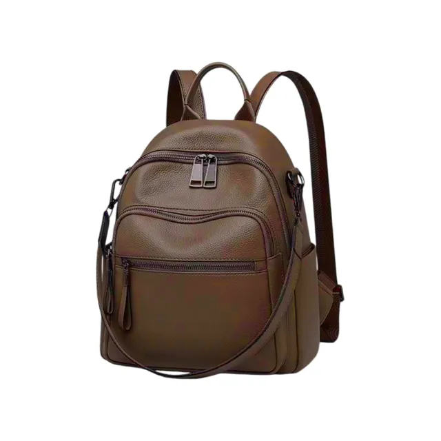 【ZENDAR】直播限定 台灣總代理 限量1折 頂級超柔軟小牛皮後背包 佩樂系列 全新專櫃展示品(2色任選)