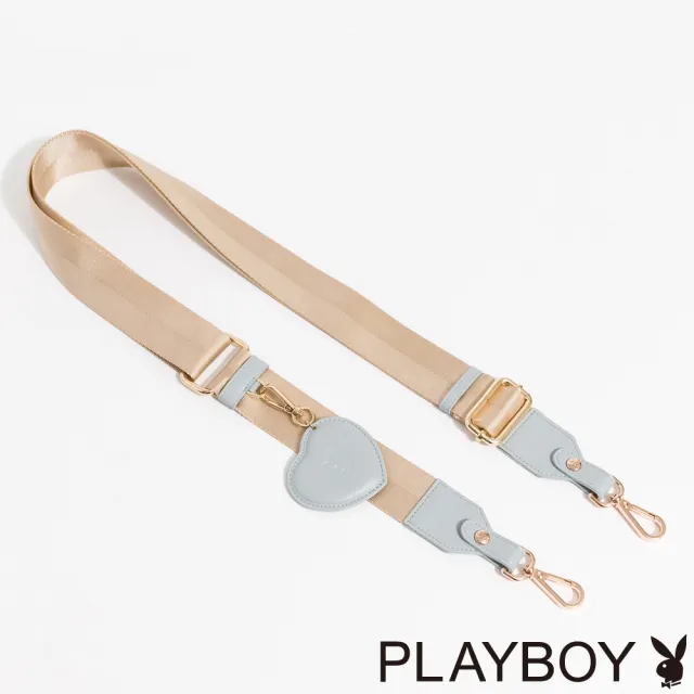 【PLAYBOY】配件小物-長背帶(卡其色)