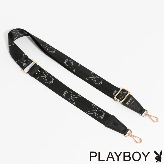 【PLAYBOY】配件小物-長背帶(黑色)