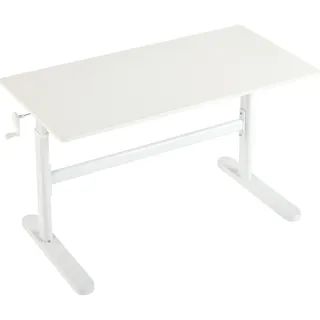 【hoi! 好好生活】預購60天★林氏木業簡約清爽1.4M兒童升降學習桌 LS690-白色