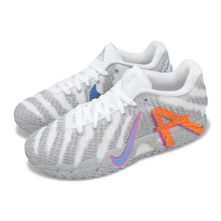 【NIKE 耐吉】籃球鞋 JA 3 EP 男鞋 Light Show 灰 藍 橘 鴛鴦 莫蘭特(HF2794-100)