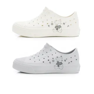 【PONY】STARRY 城市悠遊洞洞鞋 防水休閒鞋 中性款 男 女鞋(英式玩具熊系列)