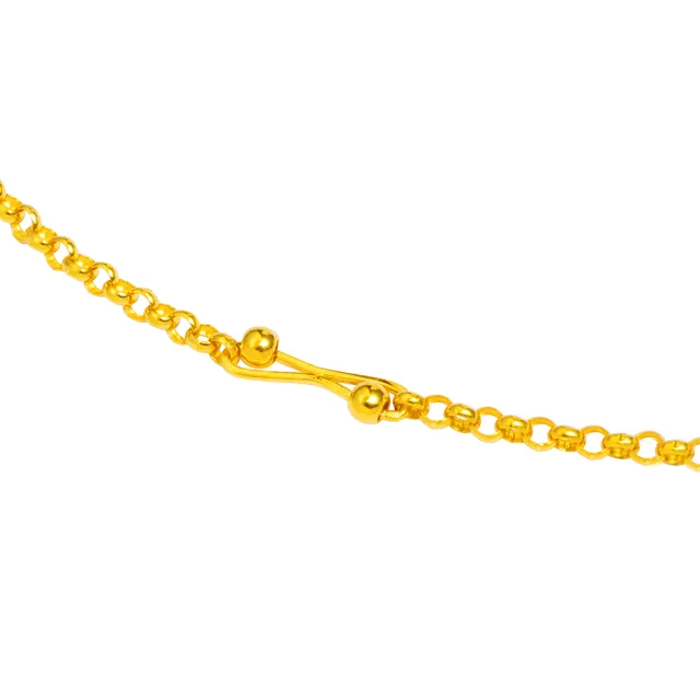 【Just Gold 鎮金店】光戀曲 黃金項鍊