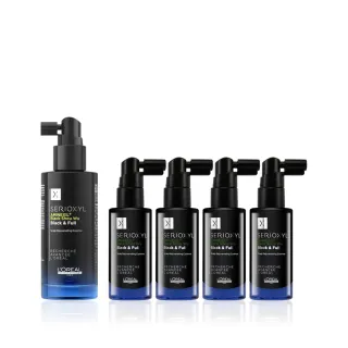【L’OREAL 巴黎萊雅PRO】絲芮雅黑鑽石逆齡精粹 90ml(浪浪公益限定/新升級/小黑瓶/頭皮精華)