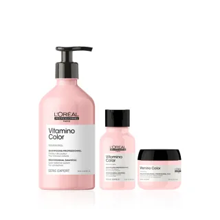 【L’OREAL 巴黎萊雅PRO】絲漾博飽和護色洗髮精500ml(護色首選/染髮必備/護髮/持久)