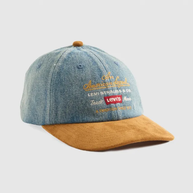 【LEVIS】男女同款 刺繡Logo 鴨舌帽 棒球帽 熱賣單品 004BQ-0001