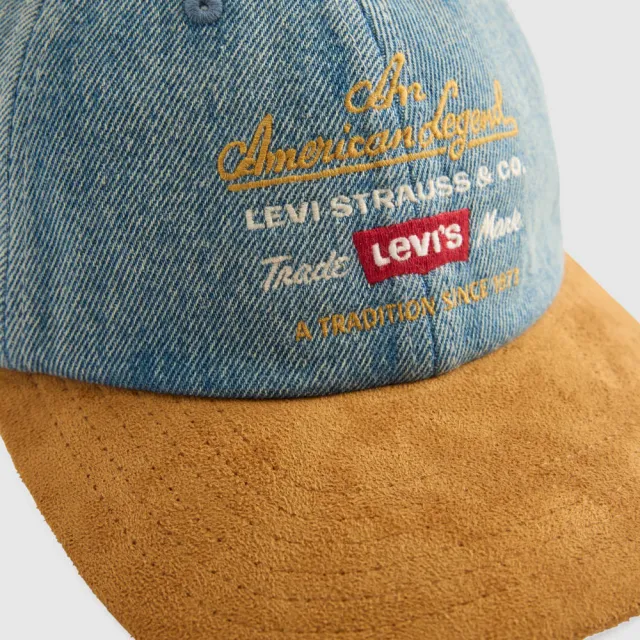 【LEVIS】男女同款 刺繡Logo 鴨舌帽 棒球帽 熱賣單品 004BQ-0001