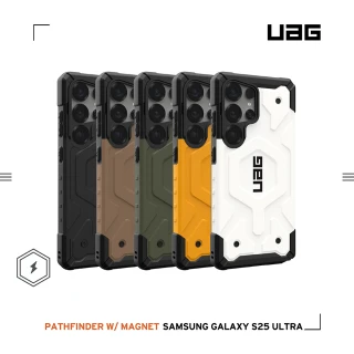 【UAG】Galaxy S25 Ultra 磁吸耐衝擊經典保護殼-實色款(支援MagSafe及無線充電)