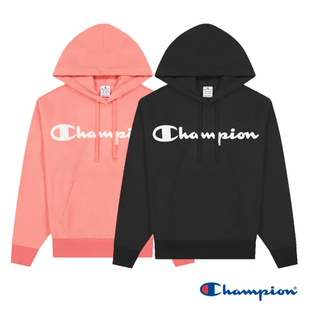 【Champion】官方直營-女款-LEGACY歐洲系列連帽T長袖衛衣-3色可選