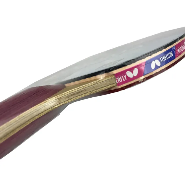 【BUTTERFLY】全能型碳纖負手拍桌球拍含拍袋組NAKAMA S-3(TT1701TT1970)