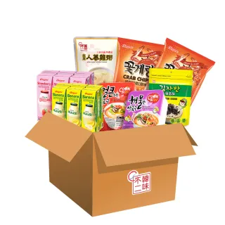 【韓味不二】韓味彭湃普渡箱-超值8件組(中元普渡/拜拜箱/澎派箱/零食箱/慶讚中元)