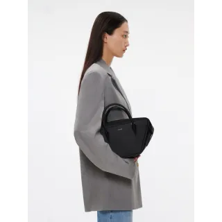 【PEDRO】Olivia 大容量梯形手提包/斜背包-黑/白/灰色(小CK集團品牌 官方直營 商務必備)