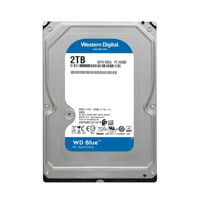 WD 威騰】藍標2TB 3.5吋7200轉256MB 桌上型內接硬碟(WD20EZBX) - momo